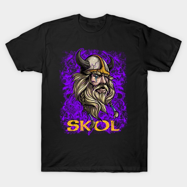 Skol Shirt Nordic Scandinavian Viking T-Shirt by RadStar